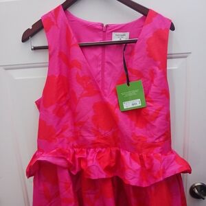 Kate Spade Pink and Red Floral Dress